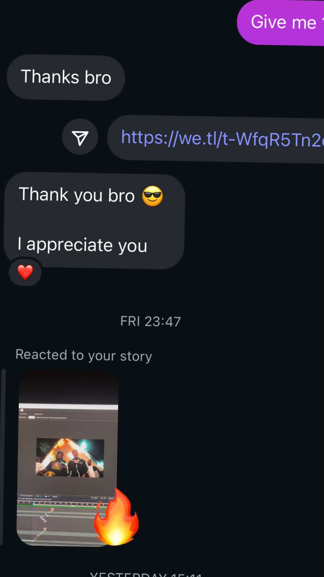 Client feedback 1